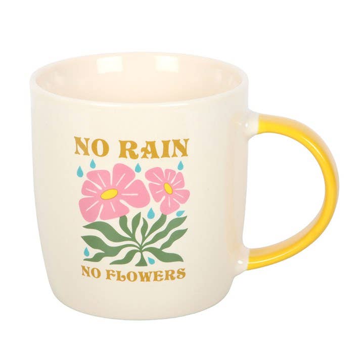 Mug “No Rain No Flower”