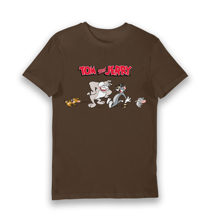 T-shirt adulte Tom et Jerry personnages