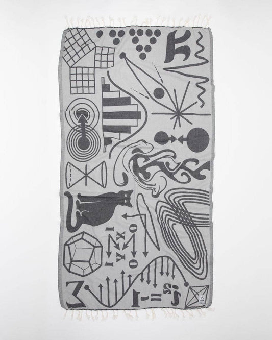 Serviette Turque – "Équations Qui Ont Changé le Monde" – produit scientifique Cognitive Surplus EU, vue 2