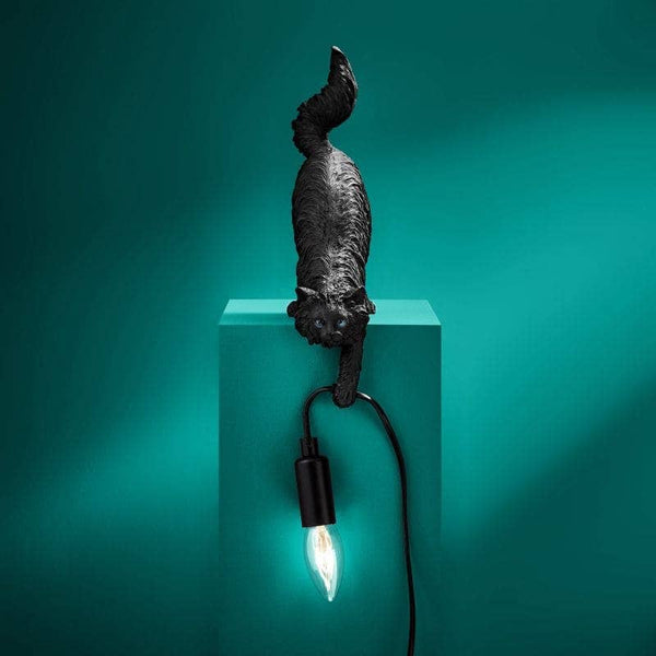 Lampe de table Chat Chichi, Noir