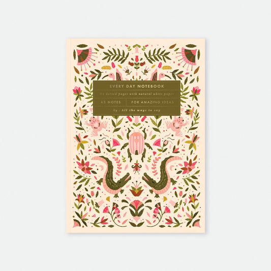 Pink Croco - Notebook A5