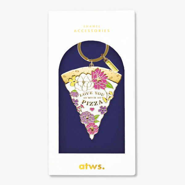 As much as pizza - Keychain