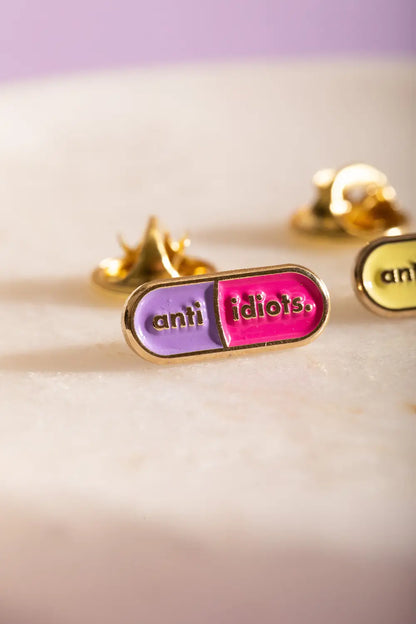 Duo Anti Idiots - Pins