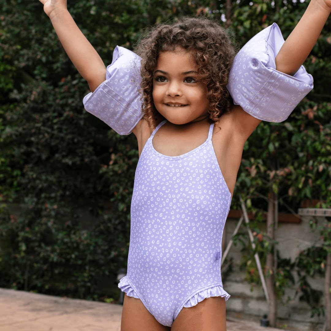 Arm Bands - Lila - Leopard