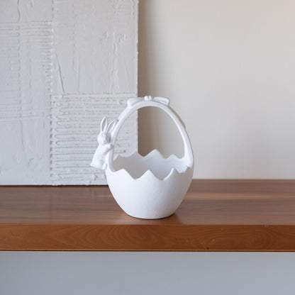 Panier avec lapin en céramique – Oito.Atelier – vue 10