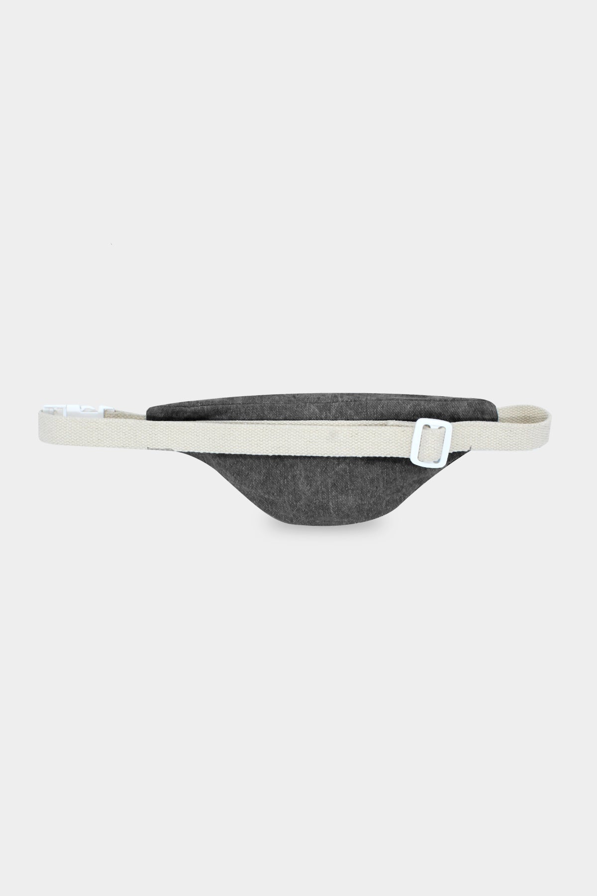 Sac banane Augustin denim gris - ANCIEN TISSU