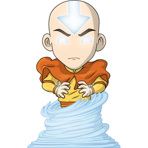 Aang en Estado Avatar