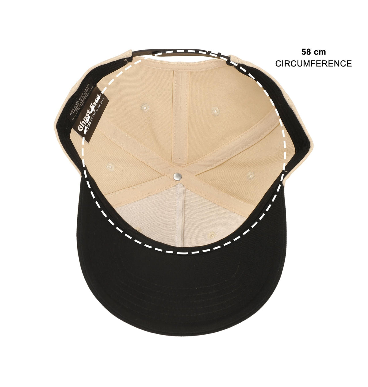 Casquette adulte Ghost Face blanche