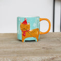 Tazza di Natale a forma di gatto