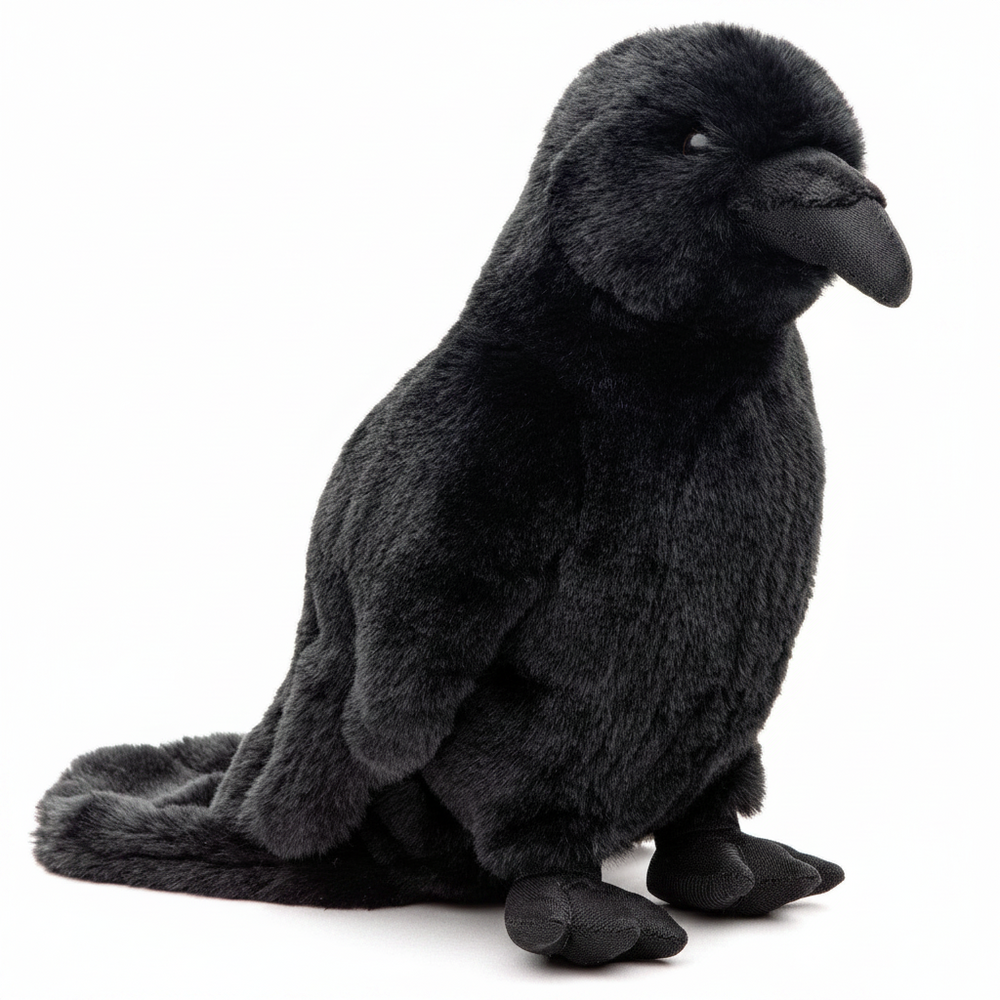 Peluche Corbeau Noir