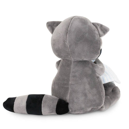 Peluche mapache Denny con toalla, 20 cm