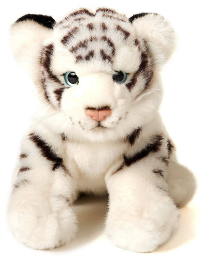 Peluche bébé tigre blanc assis Uni Toys