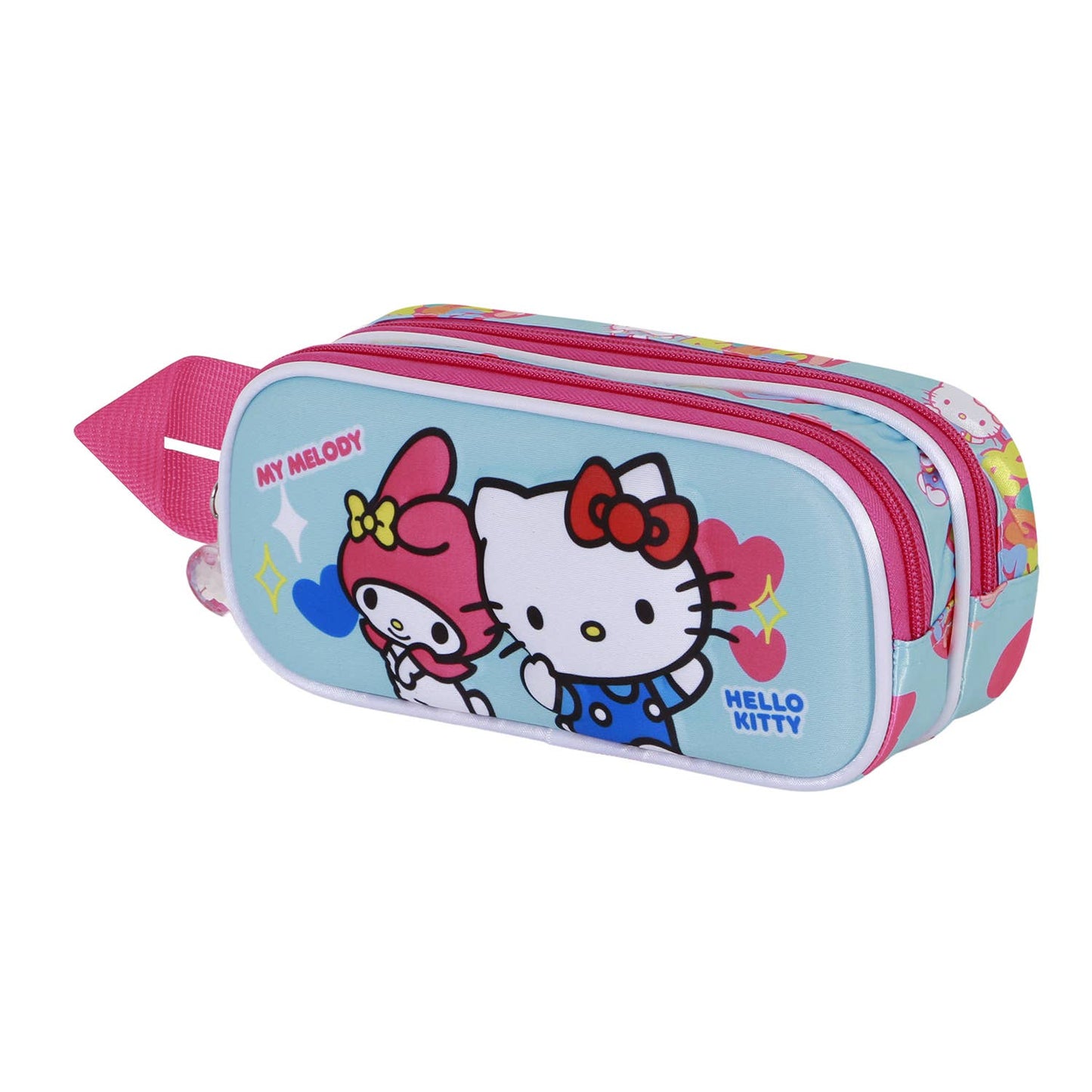 Estuche doble para lápices 3D de Sanrio Hello Kitty Friendship