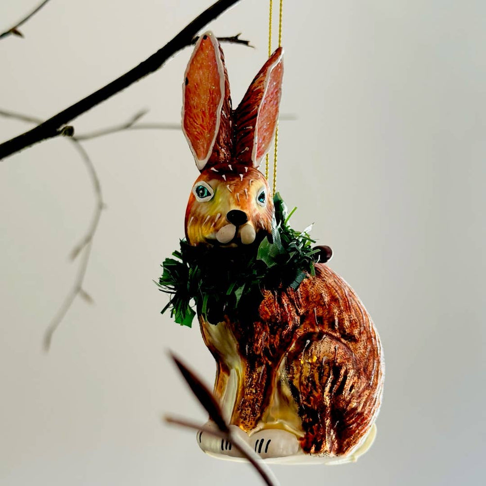 クリスマス用ウサギの吊り下げ飾り