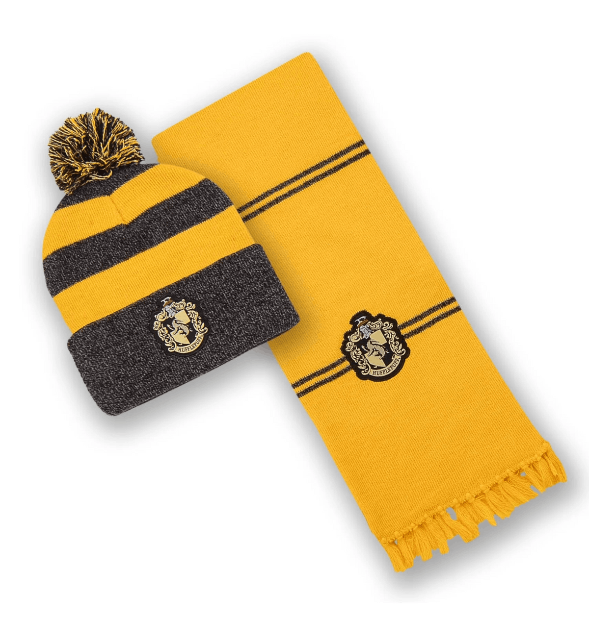 Set bonnet et écharpe Harry Potter Poufsouffle adulte