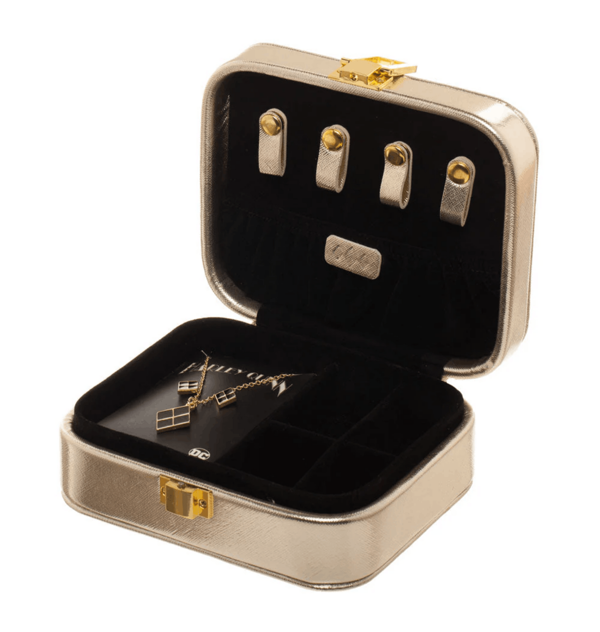 Coffret collier et boucles d’oreilles Harley Quinn