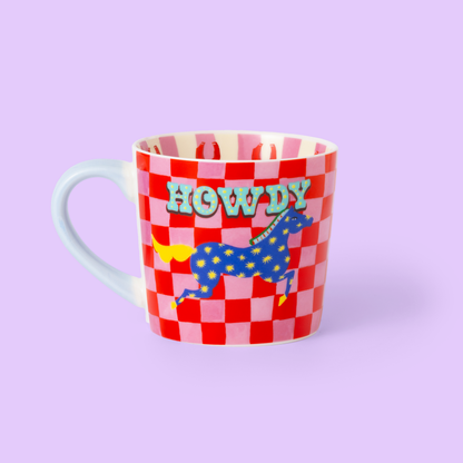Caneca "Howdy" para Cavalo