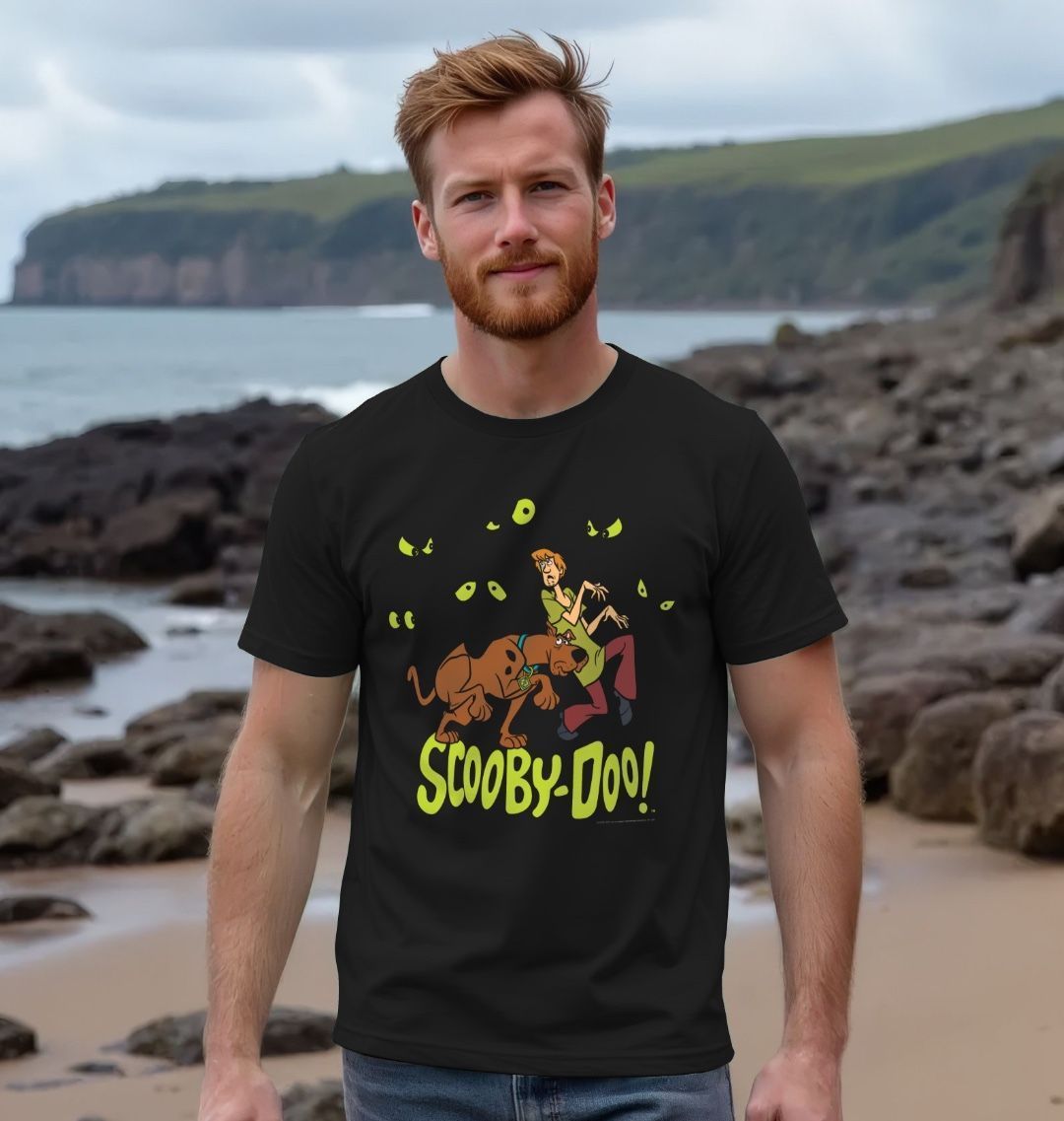T-shirt adulte Scooby-Doo Scooby et Shaggy effrayés
