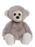 Brinquedo de Peluche Macaco Travesso Cinza Pebble da Bear & Me