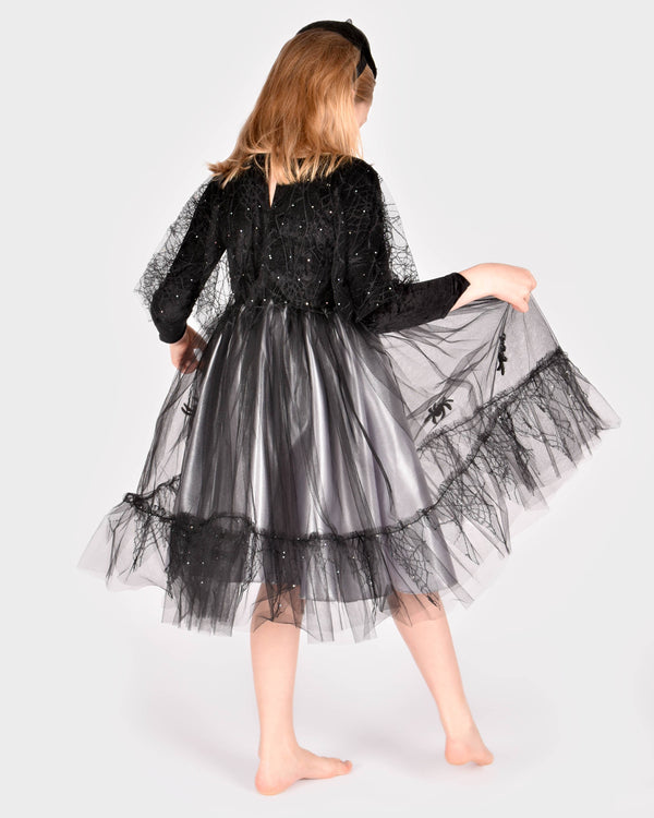 Robe de sorcière avec accessoires, taille 98-104 cm, 2-4 ans