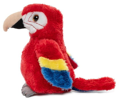 Loro de peluche (rojo)