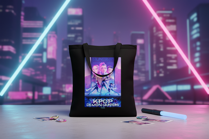 Tote bag K-POP Demon Hunters - Affiche principale