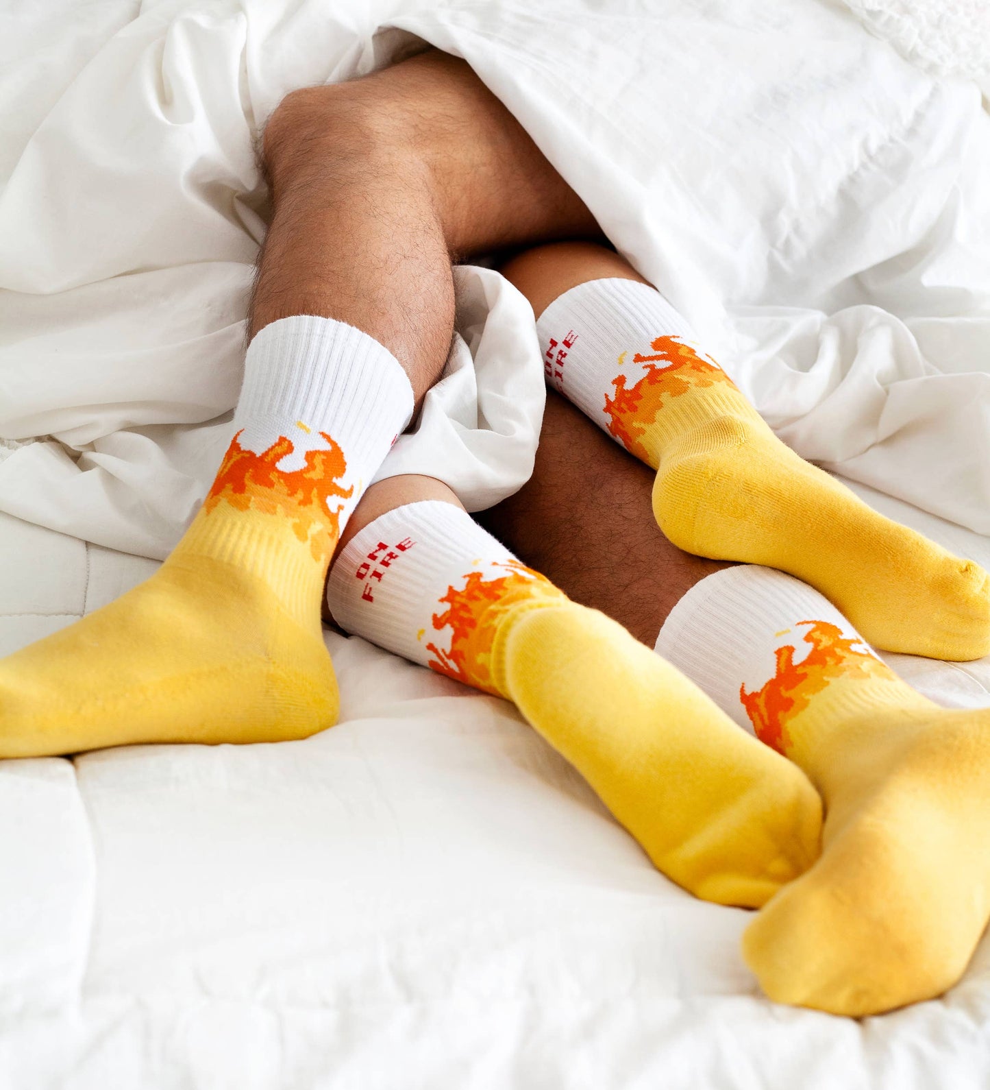 Calcetines en llamas