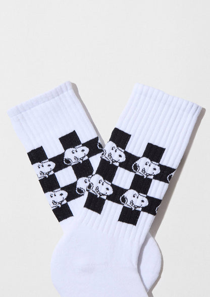 BeSnoopy Chess Street - Chaussettes 100 % Coton Bio