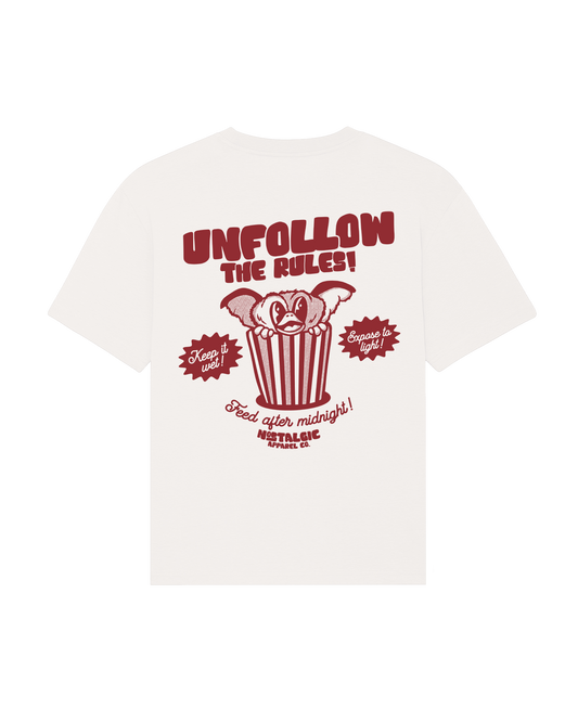t shirt unfollow the rules nostalgic apparel