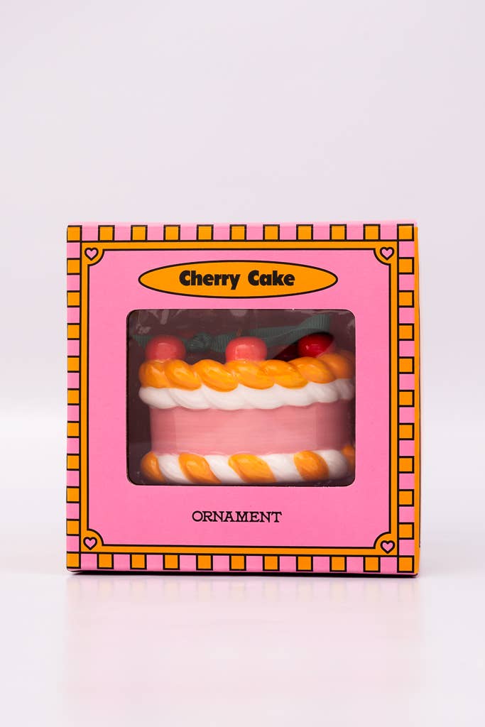 Adorno colgante para un pastel en forma de corazón