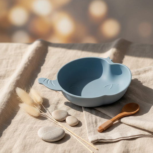 Elephant bowl - powder blue