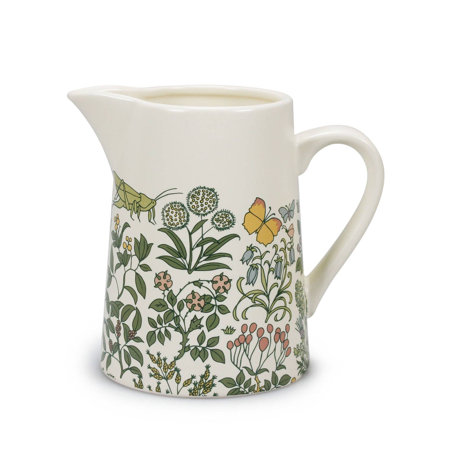 Voysey keramische kan, Botanische tuin, Fauna en Flora