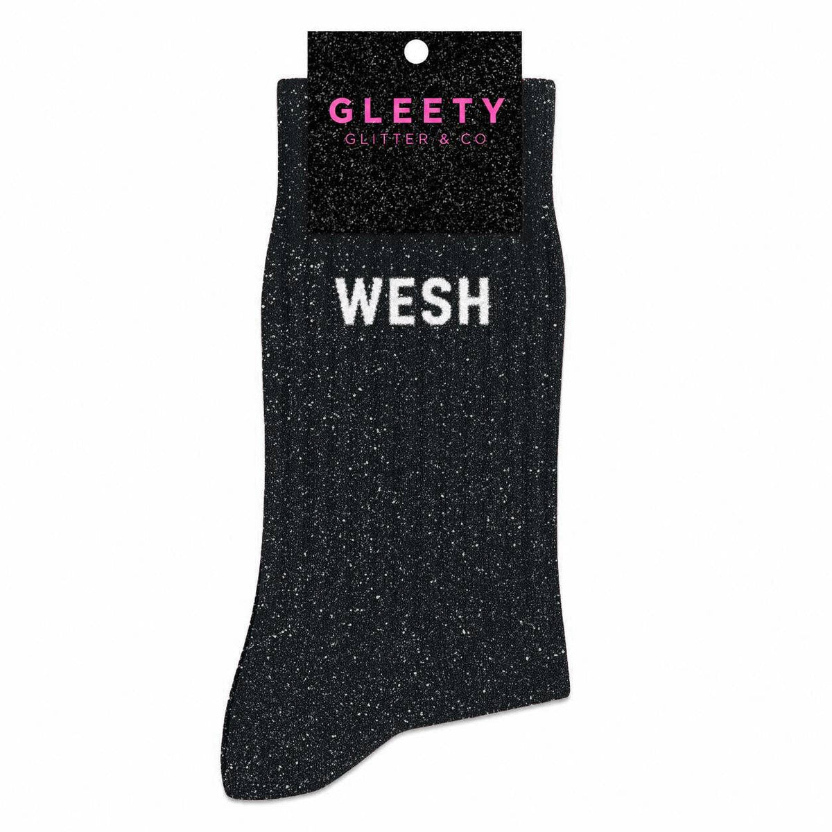 Chaussettes à Paillettes Wesh Noir