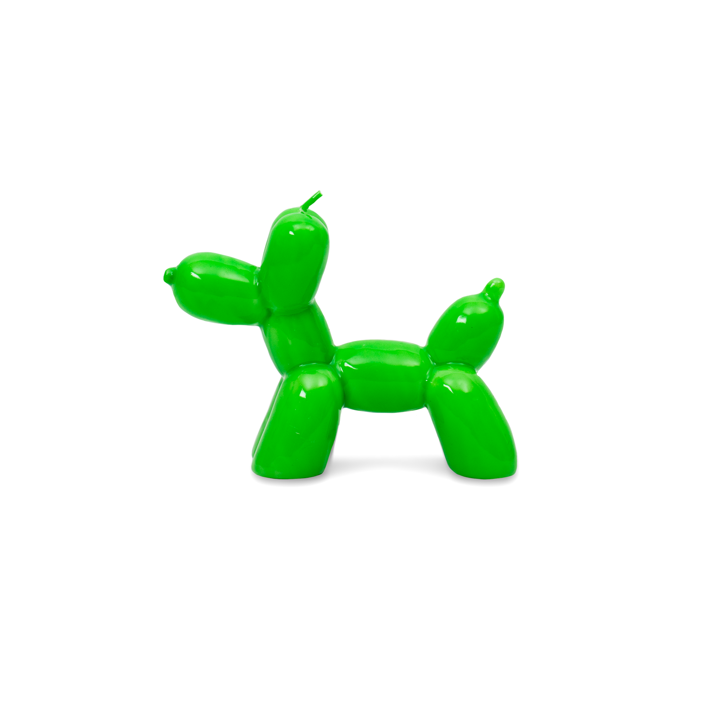 Vela con forma de perro globo – Verde