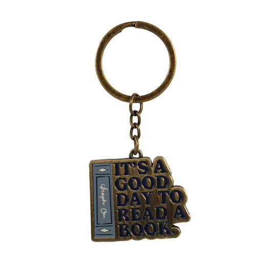 Porta-chaves em metal - Pulteney Press (Have a nice day)