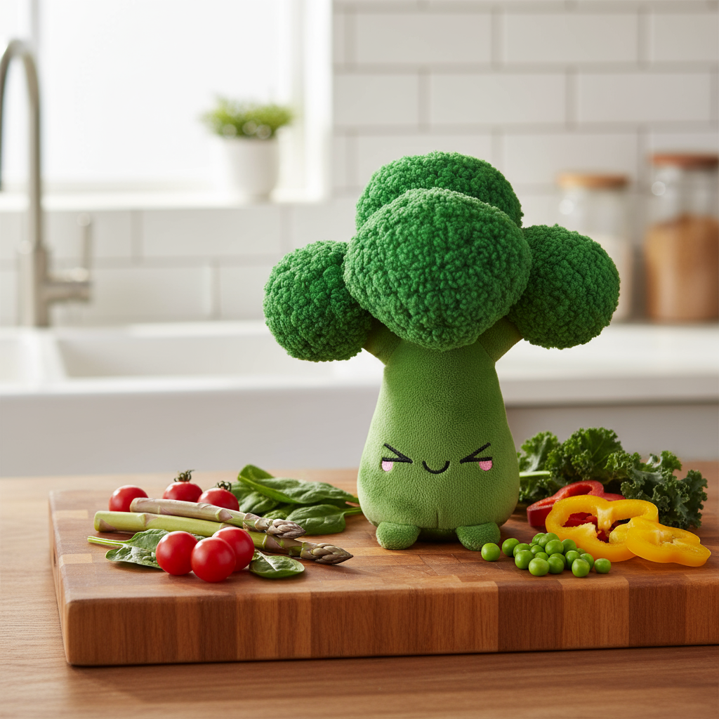 Peluche Yummies Kokkoli Le Brocoli