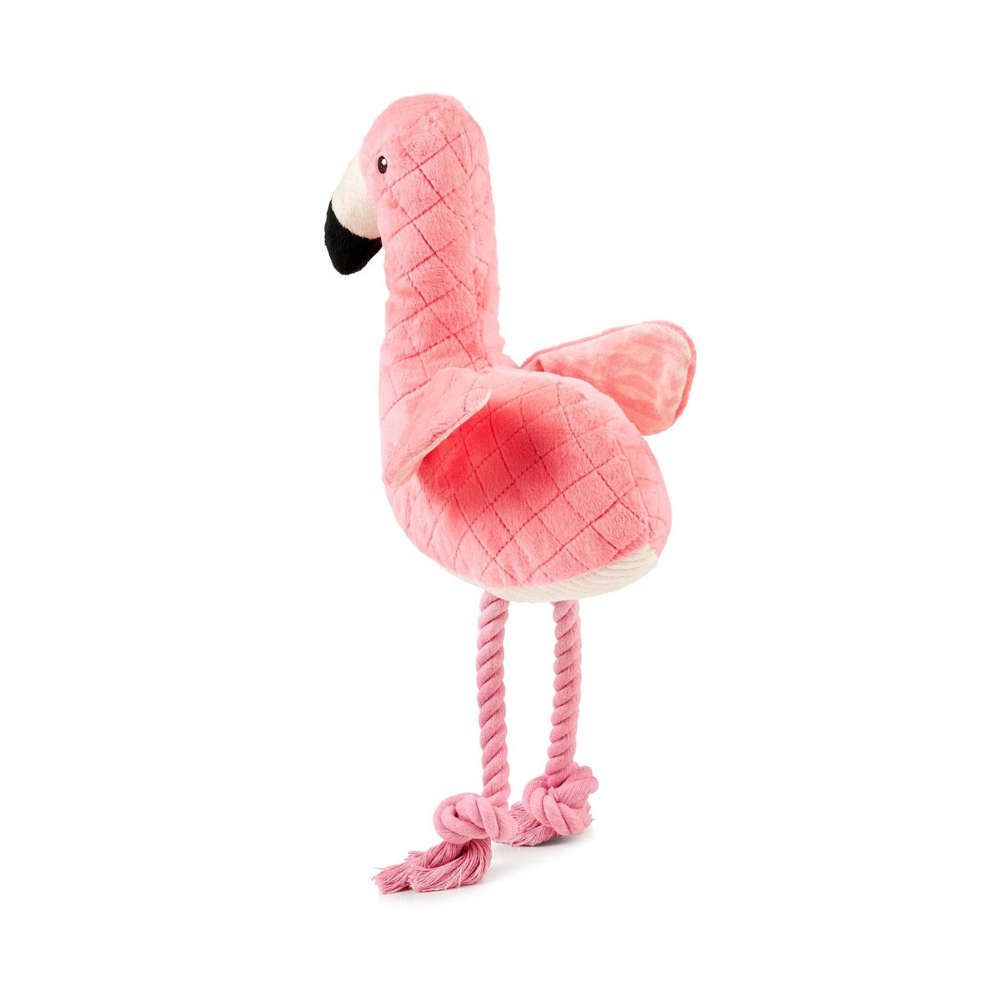 Huggles Dog Toy - Sunny Pink Flamingo