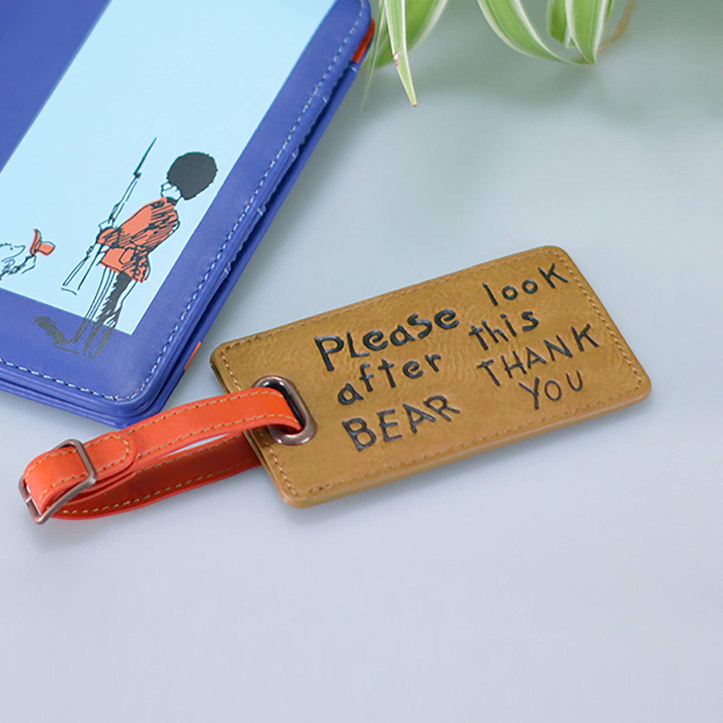 Etiqueta de bagagem — Urso Paddington (por favor, cuide bem deste urso)