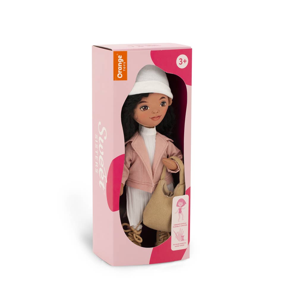Tina-pop met roze jasje, 32 cm