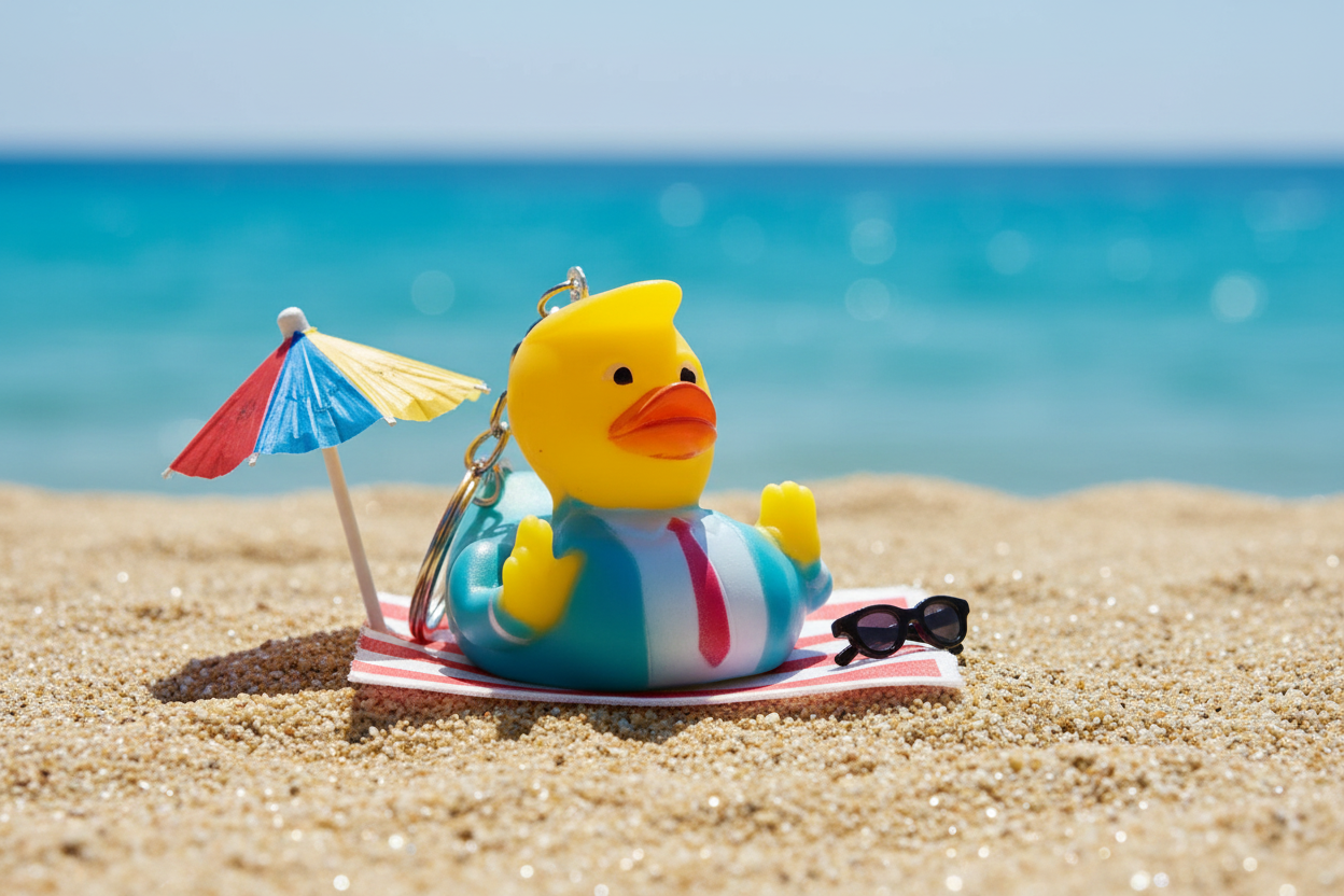 Porte-clés Canard Trump