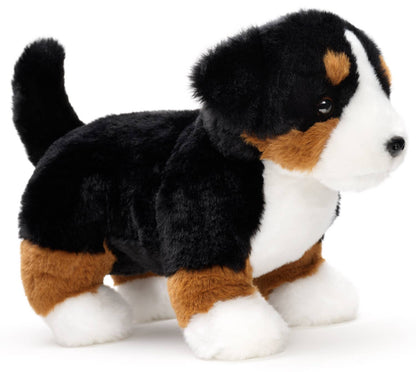 Peluche chiot Bouvier bernois debout