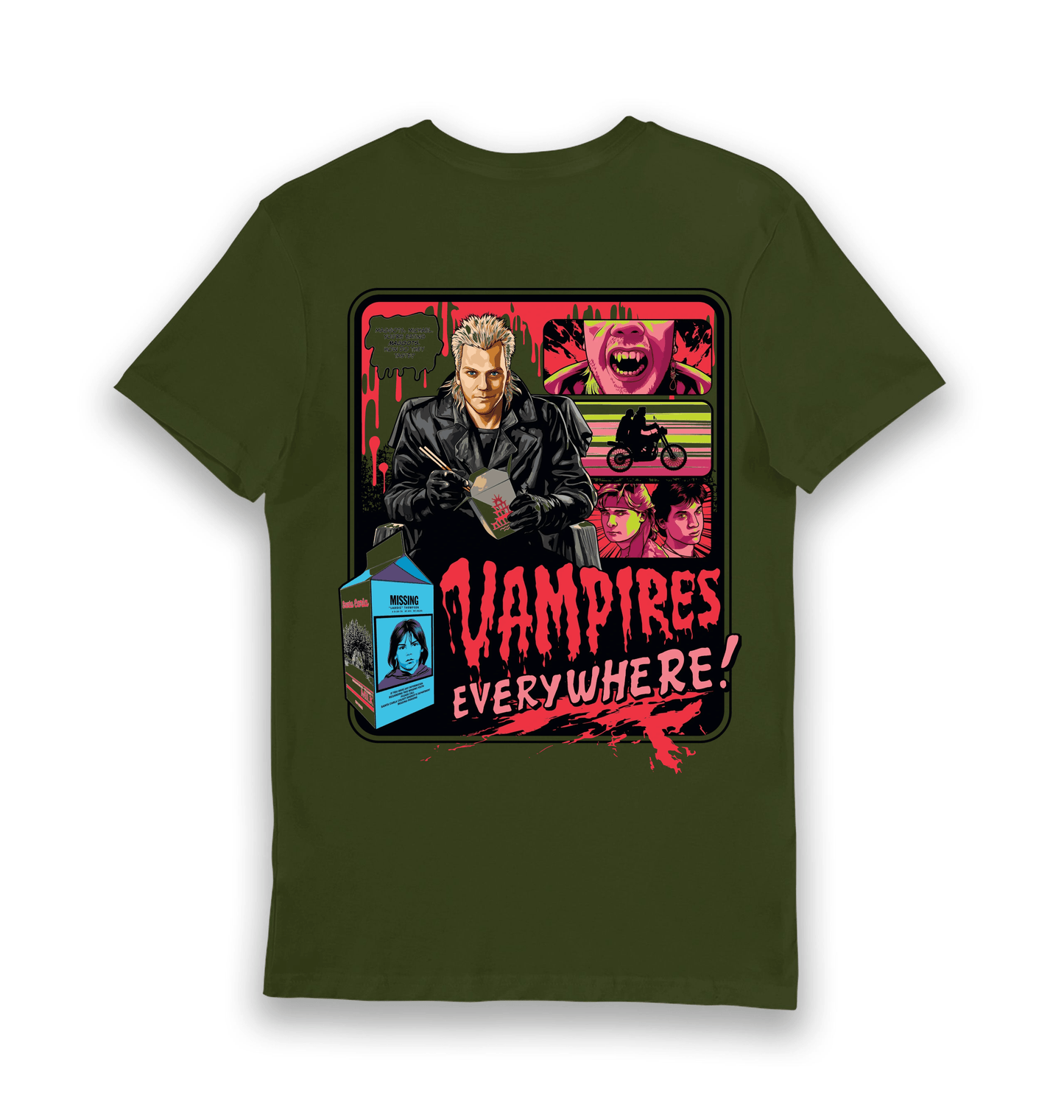 T-shirt adulte The Lost Boys David Vampires Everywhere recto-verso