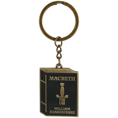 Metalen sleutelhanger - Shakespeare (Macbeth)