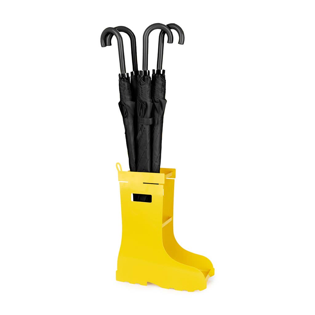 Porte-parapluies Bottes de pluie jaune