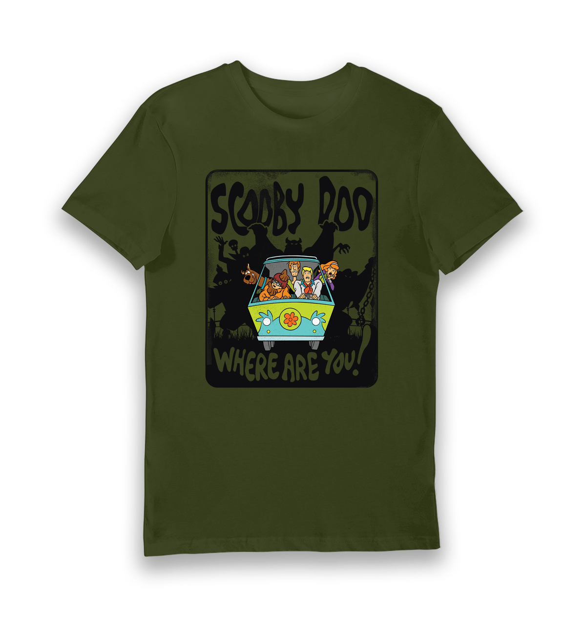 T-shirt adulte Scooby-Doo Mystery Machine Where Are You