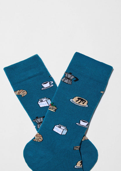 BeSweetBreakfast Green - 100% Organic Cotton Socks