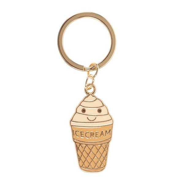 Porte-clés cornet de glace