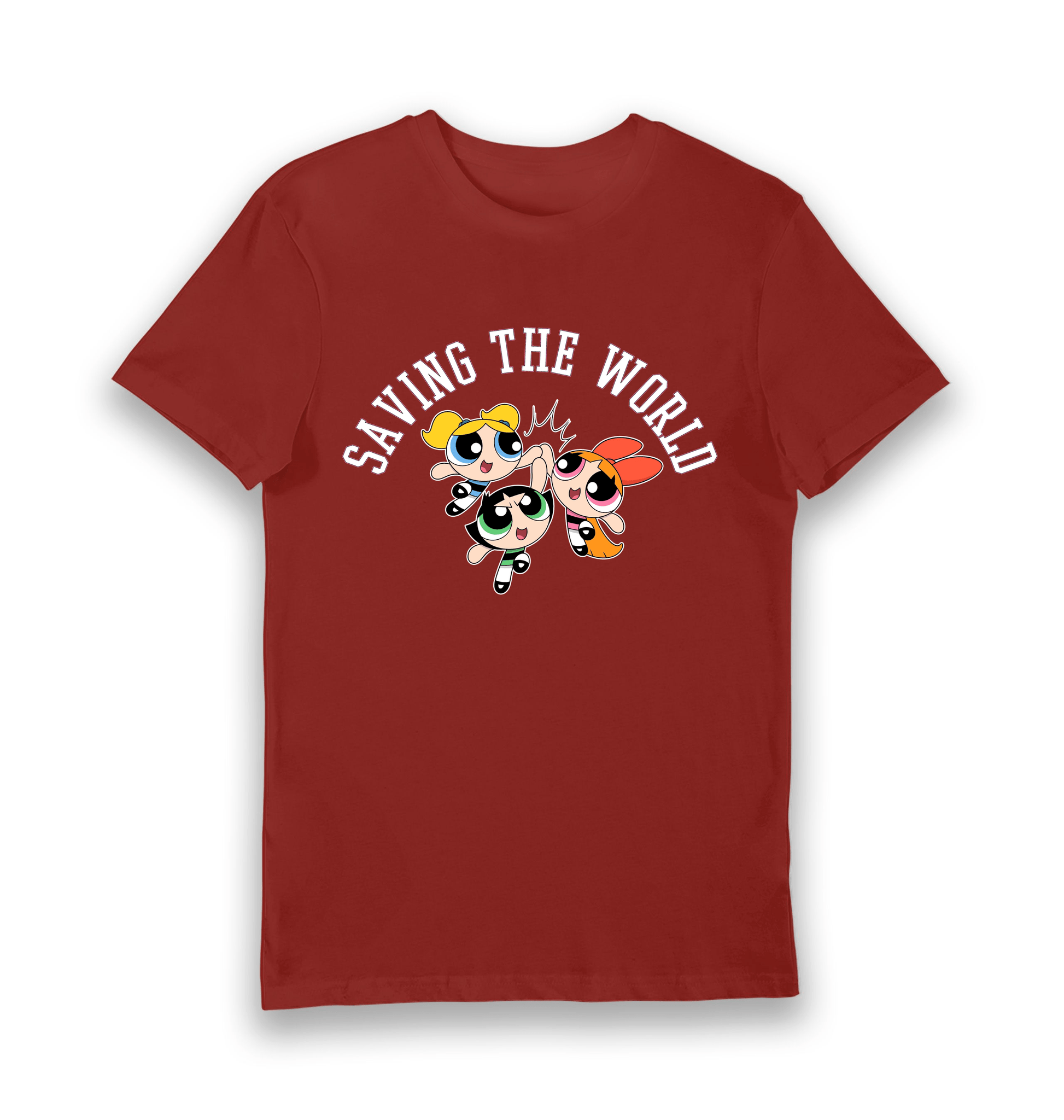 T-shirt adulte Powerpuff Girls Saving the World
