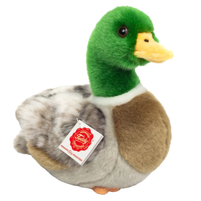 Brinquedo de peluche pato-real