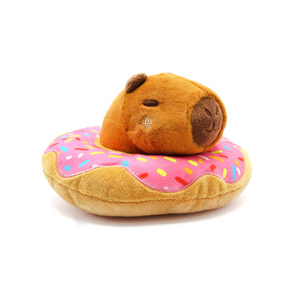 Peluche de rosquilla de capibara